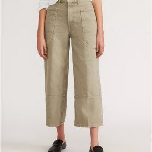 Everlane - The Gardener Jean - Moss - Size 26 Barrel Pant
